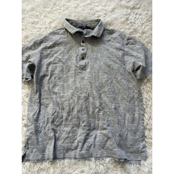 Hartt Schaffner Marx Men’s Sz. L Gray Polo. Great Quality - Picture 1 of 12
